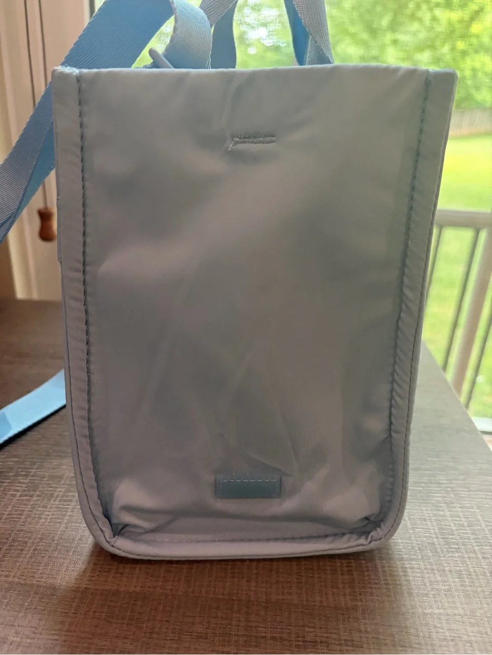 Away Featherlight Mini Daily Tote in Opal Blue EUC